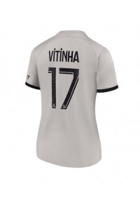 Fotbalové Dres Paris Saint-Germain Vitinha Ferreira #17 Dámské Venkovní Oblečení 2022-23 Krátký Rukáv